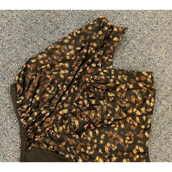 NWT Magicsuit Bathing Suit Swim One Piece Shoulder Underwire Black Brown 16 New - Picture 2 of 6